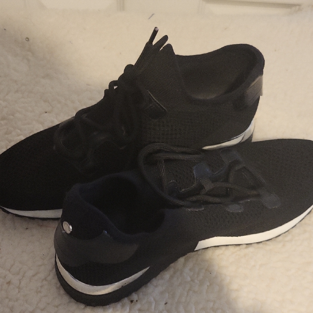 J Slides Black Athletic Shoes